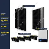 4,4 kWp Lityum Akülü Güneş Enerjisi Paketi — Isı Pompası – görsel 1