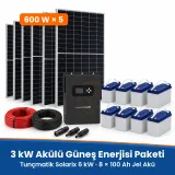 3 kW Güneş Paneli Paketi (Akülü) – Tunçmatik Solarix 6-ME 6 kW, Lityum veya Jel Akü – görsel 7