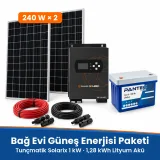 Bağ Evi Güneş Paneli Paketi (12 V Akülü) – Tunçmatik Solarix 1 kW, Lityum veya Jel Akü – görsel 8