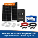 Karavan ve Tekne Güneş Paneli Seti (12 V) – Tunçmatik Solarix 1 kW, Lityum veya Jel Akü – görsel 9