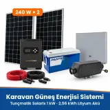 Karavan Güneş Enerjisi Sistemi – Buzdolabı ve Dizel Isıtıcı Dahil, 12 V Lityum veya Jel Akü – görsel 11