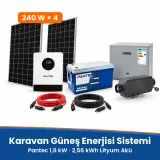 Karavan Güneş Enerjisi Sistemi – Buzdolabı ve Dizel Isıtıcı Dahil, 12 V Lityum veya Jel Akü – görsel 12