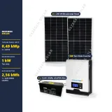 Konteyner Güneş Enerjisi Paketi — Buzdolabı + Televizyon – görsel 1