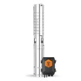 Pantec 110V 1500W DC Solar Dalgıç Pompalı Sulama Paketi - 4 Panelli - 203 Metre - 4,5 m³/saat – görsel 2