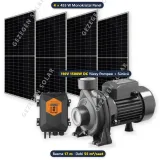 Pantec 110V 1500W DC Solar Yüzey Pompalı Sulama Paketi - 4 Panelli - 17 Metre - 55 m³/saat – görsel 1