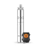 Pantec 24V 210W DC Solar Dalgıç Pompalı Sulama Paketi - 1 Panelli - 80 Metre - 1,8 m³/saat – görsel 2