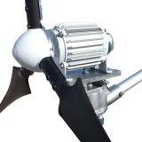 İSTA-BREEZE Windsafe 2000W Rüzgar Türbini Seti 24V/48V + Wind Pro Şarj Kontrol Cihazı + Direk Seti – görsel 3