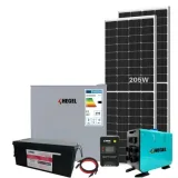 Karavan Güneş Enerjisi Paketi — Buzdolabı + Webasto Isıtıcı — 2 Panel – görsel 2