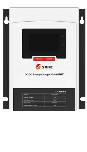 12V 50A MPPT Solar Charge Controller + DC/DC Charger