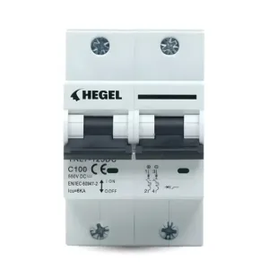 Hegel DC 100A 550V Devre Kesici (2P, B Sınıfı)