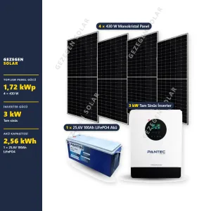 Konteyner Güneş Enerjisi Paketi — Buzdolabı