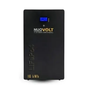 NuoVolt 51,2V 300Ah LiFePO4 Lityum Akü + Bluetooth