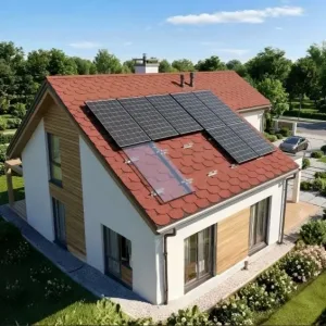 Shingle Çatı Konstrüksiyonu (Alüminyum, 30 cm Profil)