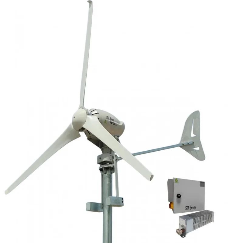 İSTA-BREEZE Heli 2.0 kW Rüzgar Türbini Seti 48V + Wind Pro Şarj Kontrol Cihazı