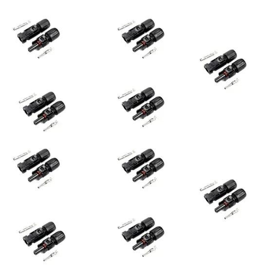 1500V MC4 Konnektör Seti — 10 Adet (4–6 mm² Uyumlu)