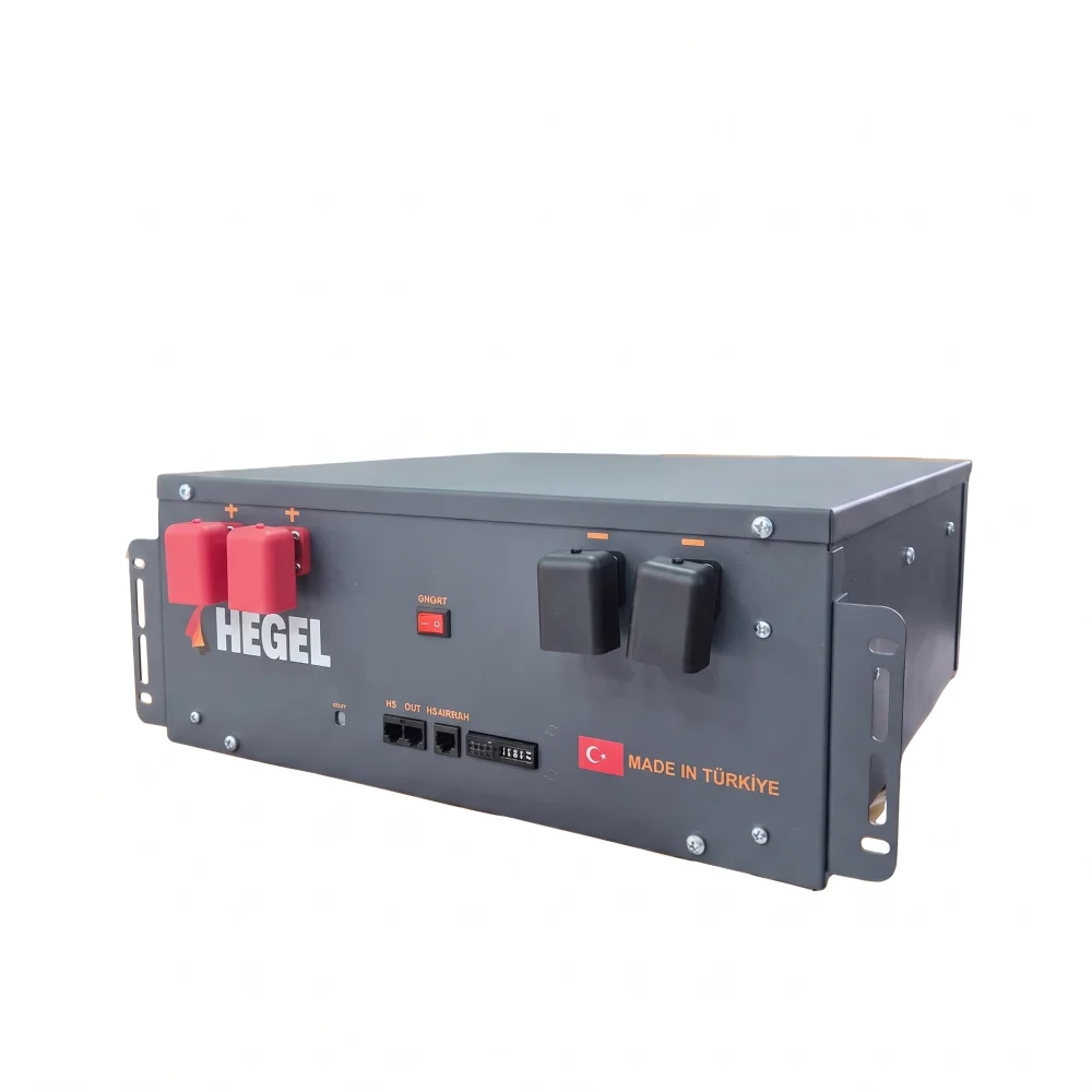 Hegel 51,2V 100Ah 5,12 kWh Kaset Tipi LiFePO4 Lityum Akü + Wi-Fi + Bluetooth