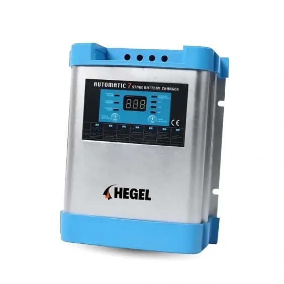 Hegel 60A 12V Akü Şarj Cihazı — 7 Aşamalı, Çift Pil Çıkışlı (EBC1260)