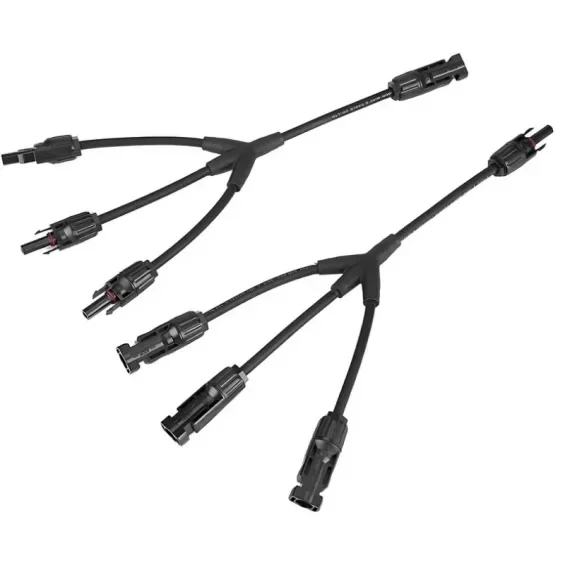 MC4 3’lü Y Tipi Paralelleme Konnektörü (30 cm Kablolu)