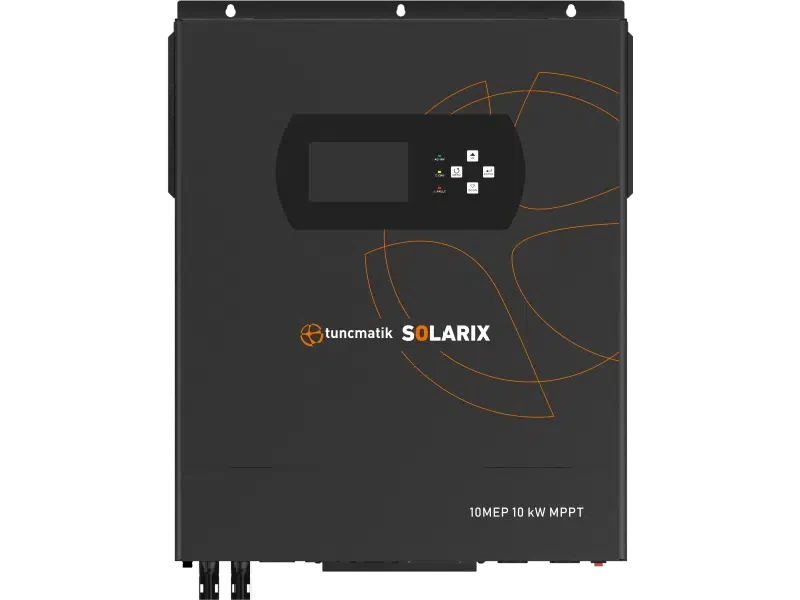 Tunçmatik Solarix 10MEP 10kW 48V 150A 2xMPPT Tam Sinüs Akıllı İnverter + Wi-Fi + Paralellenebilir