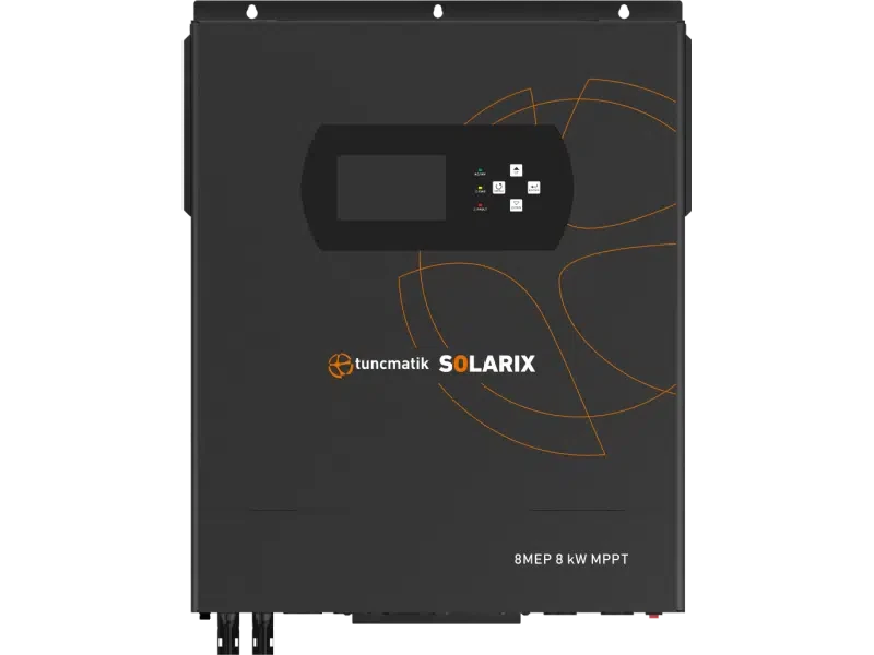 Tunçmatik Solarix 8MEP 8kW 48V 120A 2xMPPT Tam Sinüs Akıllı İnverter + Wi-Fi + Paralellenebilir